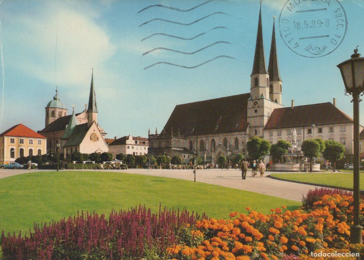 Postais: Germany Alt&ouml;tting Kapellplatz With St Philip and James Basilica *YAM900
