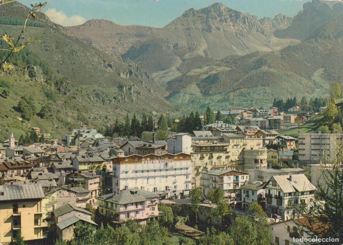 Postkarten: Italy Limone Piemonte Mountain Village Panorama With Hotel Europa *YAM930