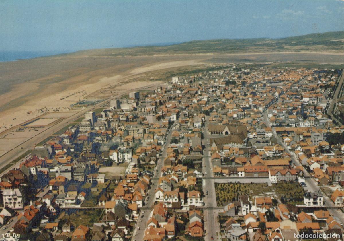 Postkarten: France Le Touquet Paris Plage Aerial View of City and Beach *YAM643