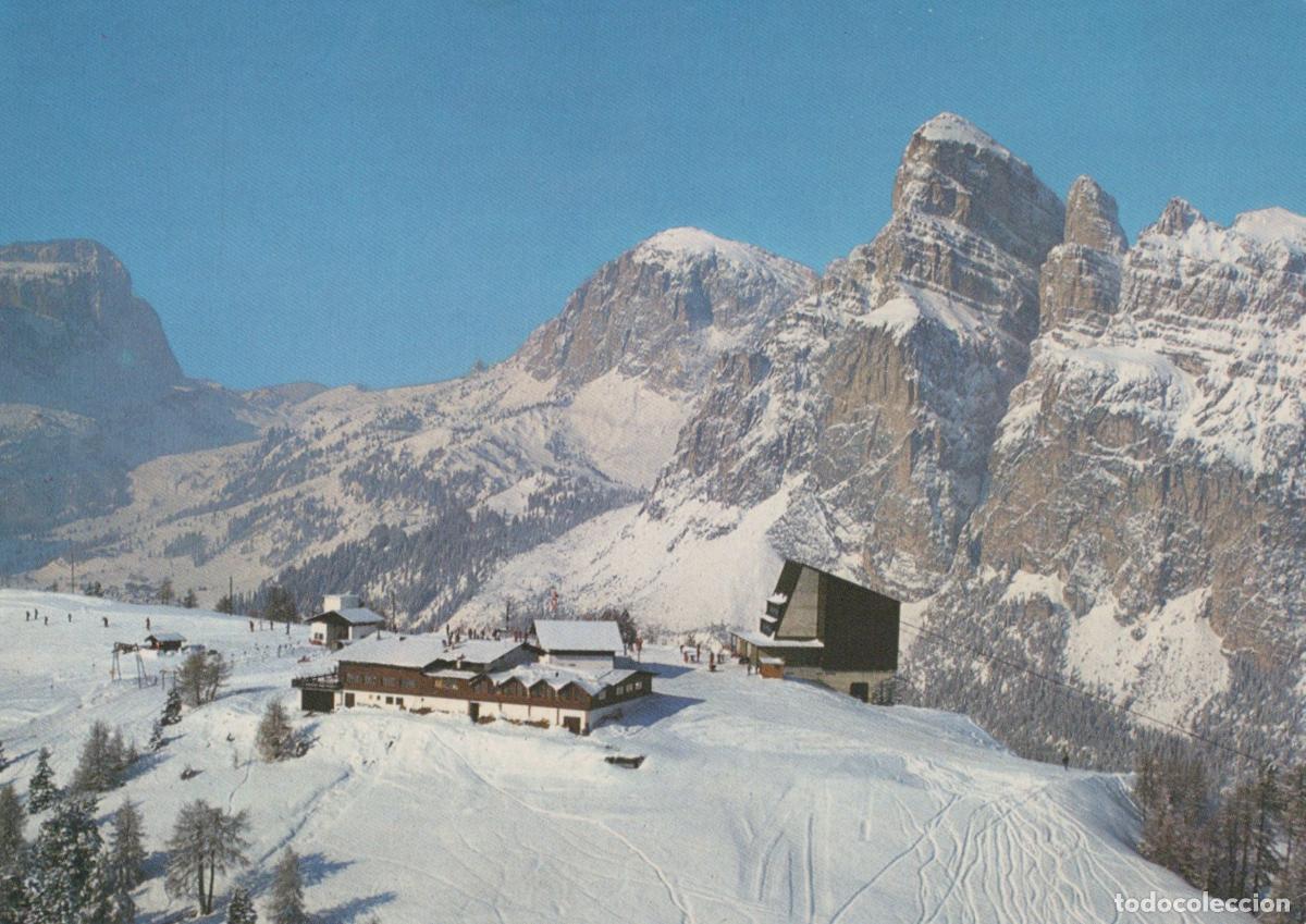 Postales: Italy Alta Badia Rifugio Piz la Villa 2100 Dolomites Ski Resort Winter *YAM952