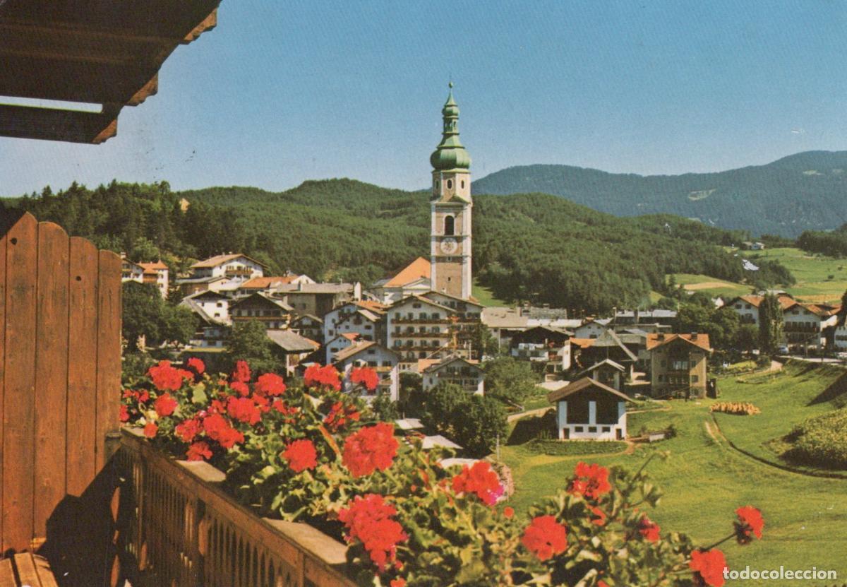 Postcards: Italy Kastelruth South Tyrol Village View With Bell Tower Balcony *YAM956