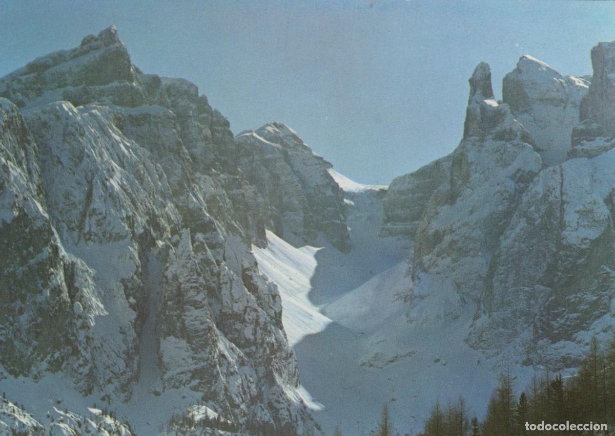 Postcards: Italy Cortina D Ampezzo Dolomiti Gruppo Sella Val DI Mesdi Winter Snow *YAM960