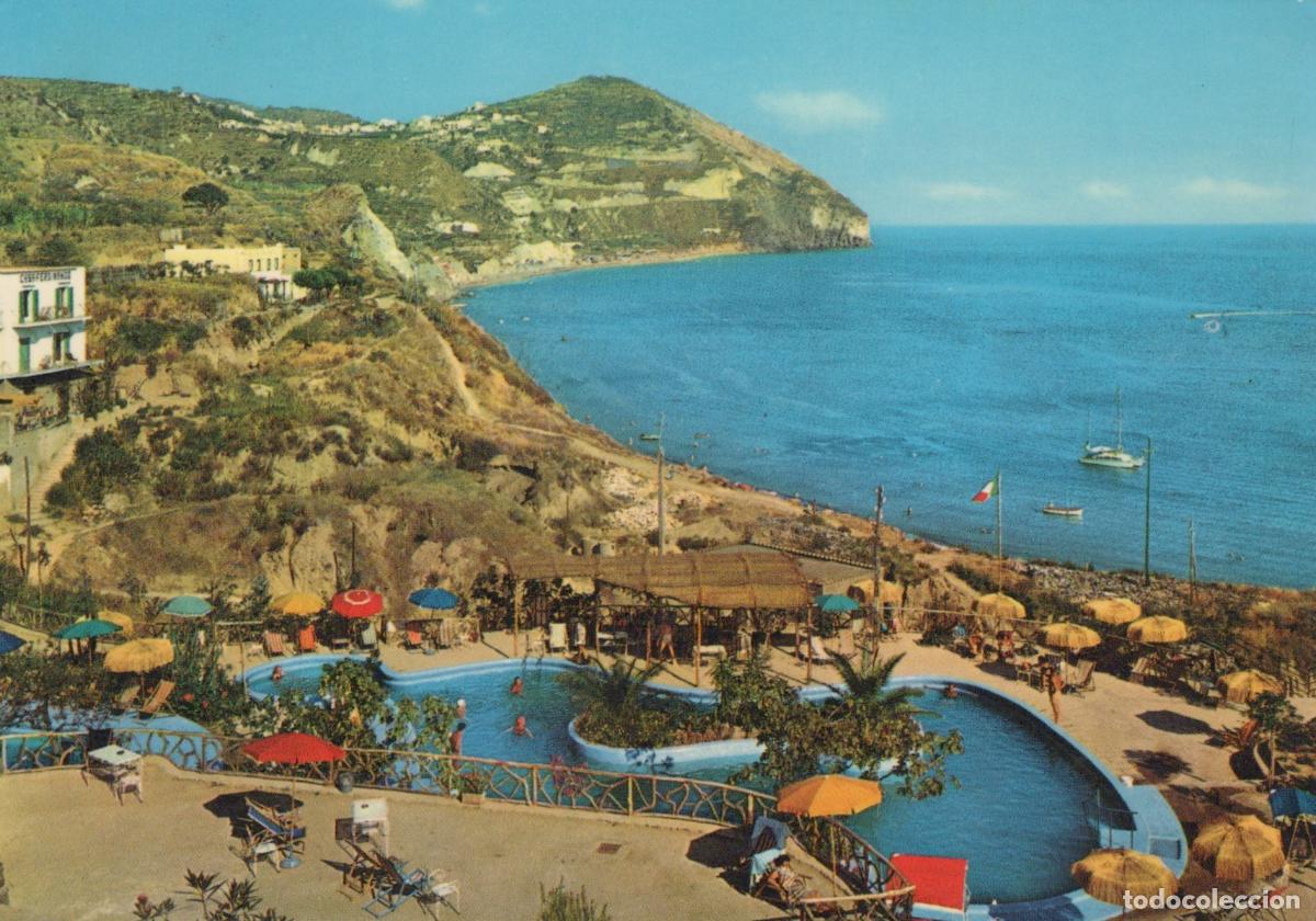 Postcards: Italy S Angelo D Ischia Maronti Beach Swimming Pool *YAM966