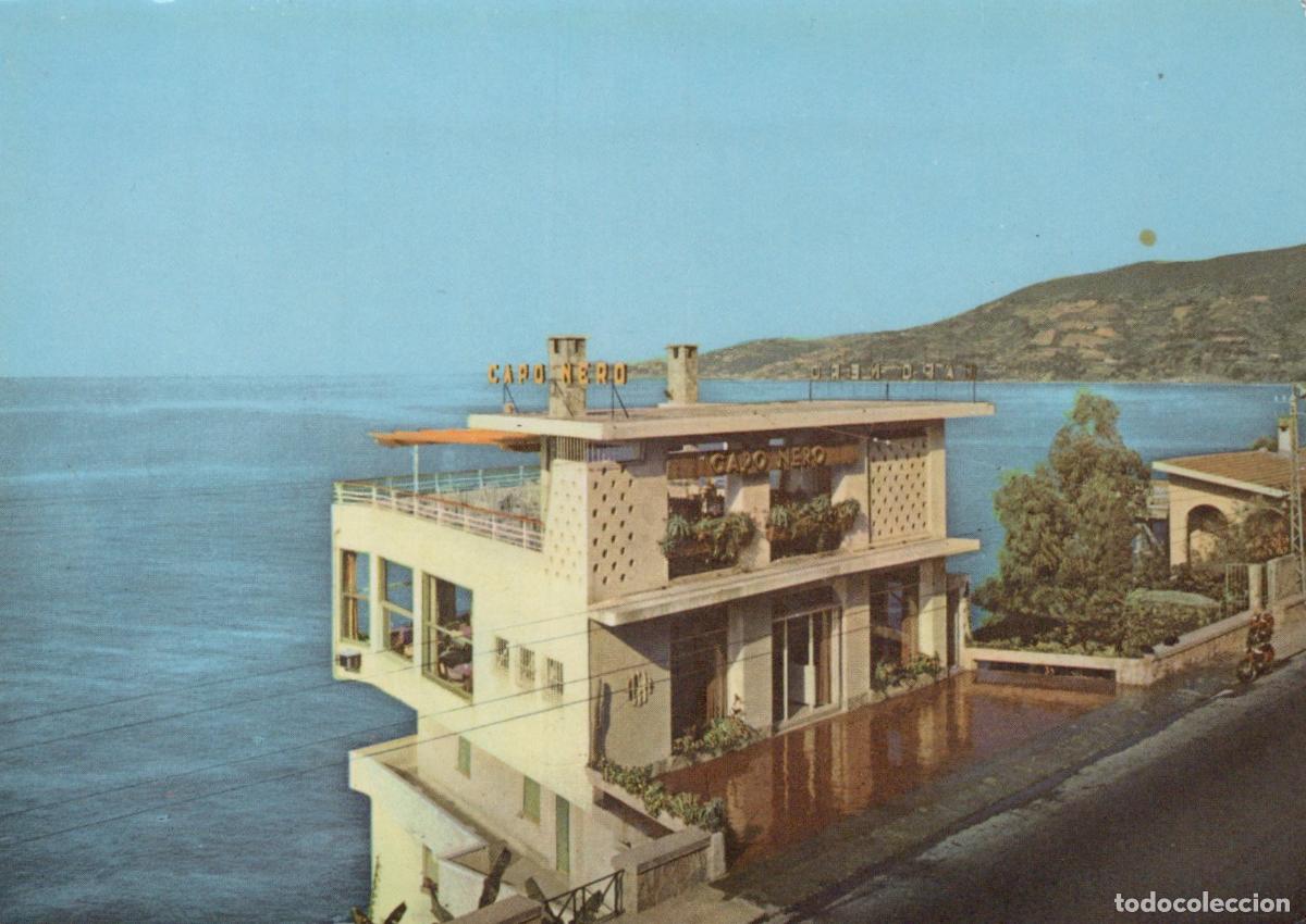 Postcards: Italy Ospedaletti Capo Nero Restaurant On the Sea Coast Unposted *YAM664