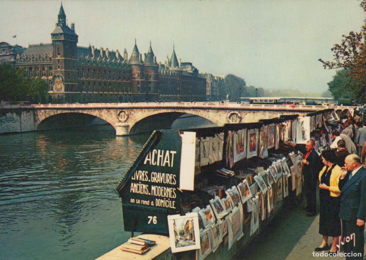 Postales: France Paris Les Bouquinistes Quai de Gesvres Conciergerie Unposted *YAM668