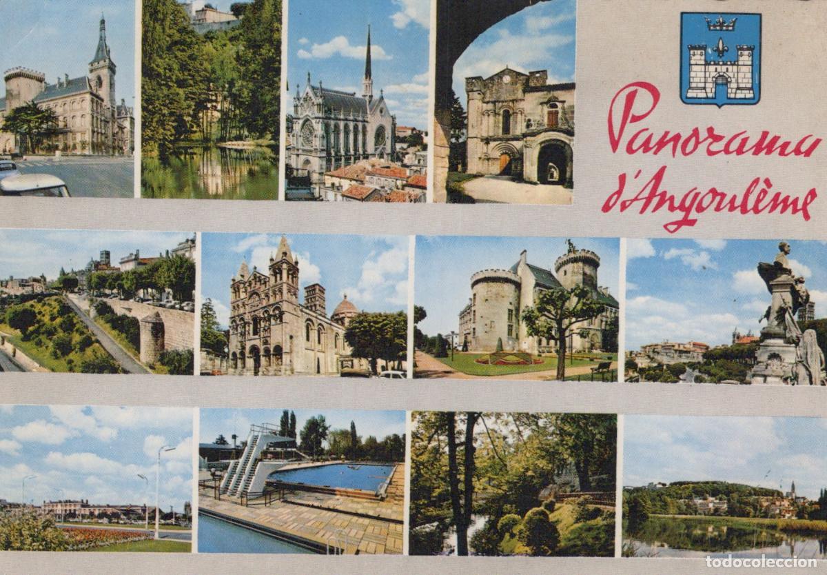 Postales: France Angoul&ecirc;me Panorama Multi View Cityscape Architecture Unposted *YAM679