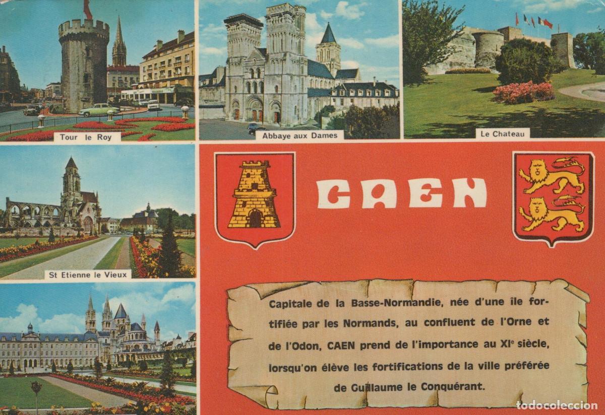 Postais: France Caen Multi View Tour le Roy Abbaye Aux Dames le Chateau St *YAM708