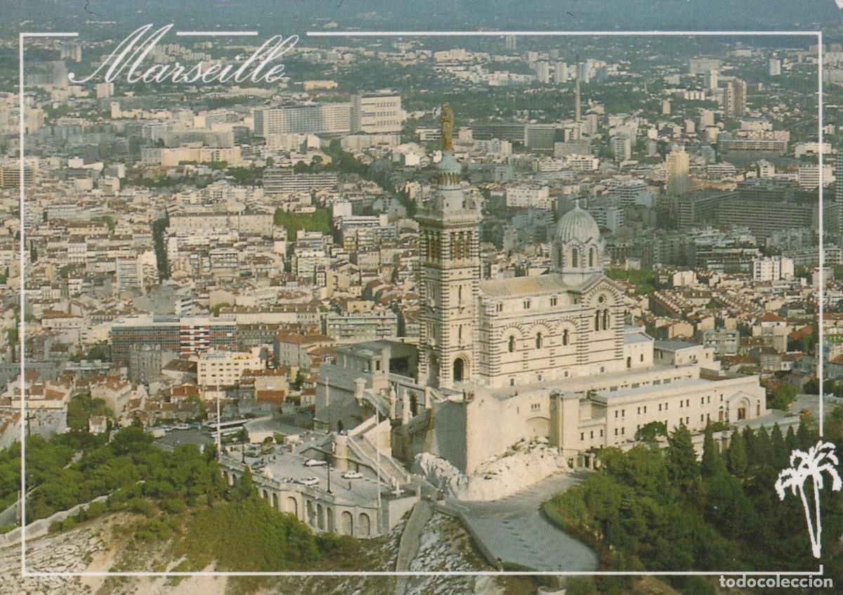 Postais: France Marseille Notre Dame de la Garde Basilica Cityscape Unposted *YAM768