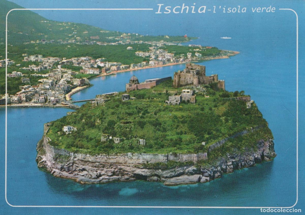 Postais: Italy Ischia Island Aragonese Castle Panorama Mediterranean Unposted *YAM769