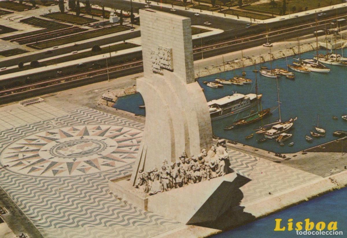 Postais: Portugal Lisbon Monument To the Maritime Discoveries Aerial View *YAM798
