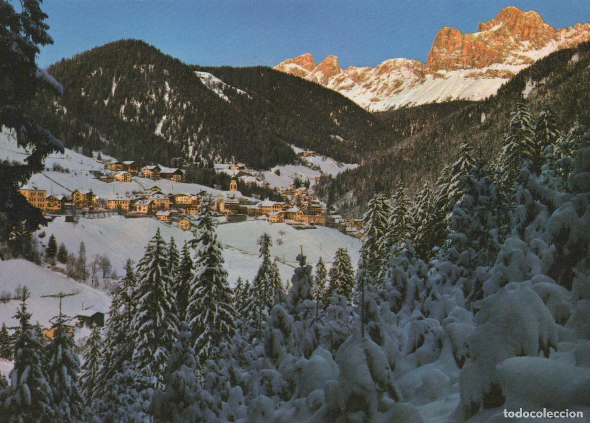 Postais: Italy Nova Levante Winter Landscape With Snow Covered Village Dolomites *YAM803