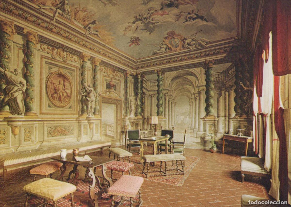 Postais: Italy Montepulciano Palazzo Contucci XVI Century Frescoed Hall Unposted *YAM814