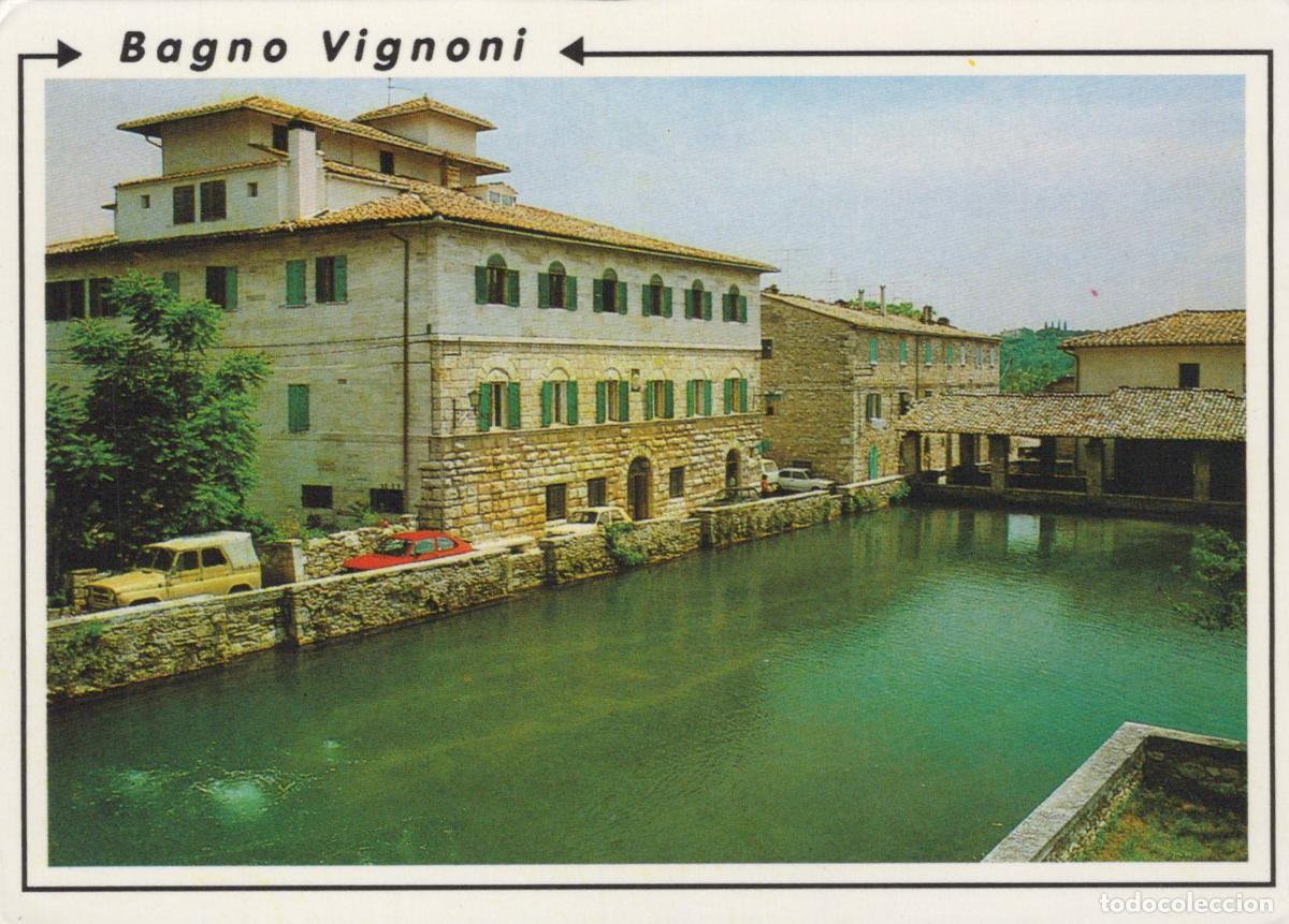 Cartes Postales: Italy Bagno Vignoni Siena Historic Buildings Thermal Pool Unposted *YAM818