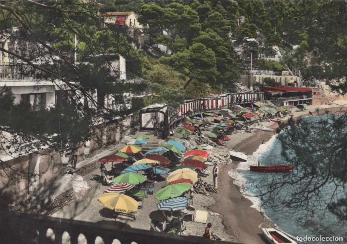 Cartes Postales: Italy Fiascherino Beach Coastal Landscape With Umbrellas and Real Photo *YAM823