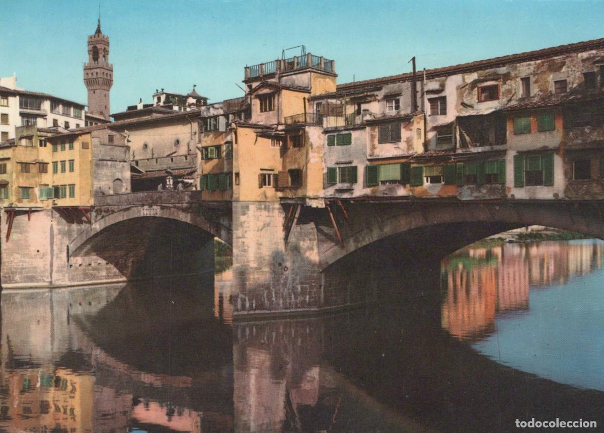 Cartes Postales: Italy Florence Ponte Vecchio the Old Bridge Historic Unposted *YAM868
