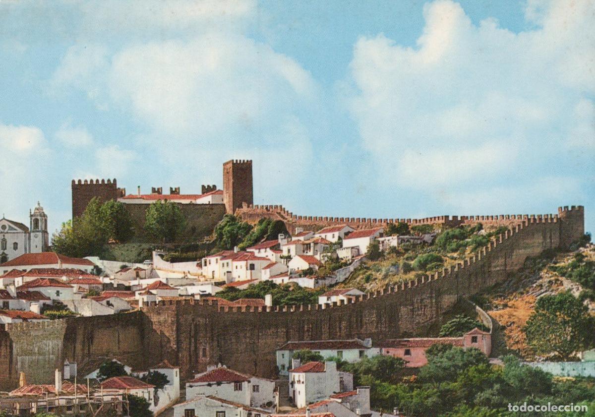 Cartes Postales: Portugal &Oacute;bidos Defensive Walls and Castle Historic Town View Unposted *YAM869