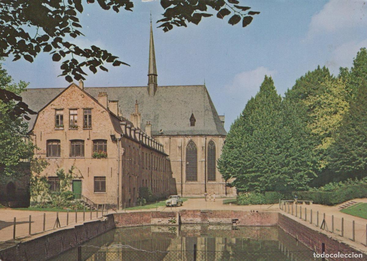 Cartes Postales: Belgium Brussels La Cambre Abbey With Pond and Historic Buildings *YAM879