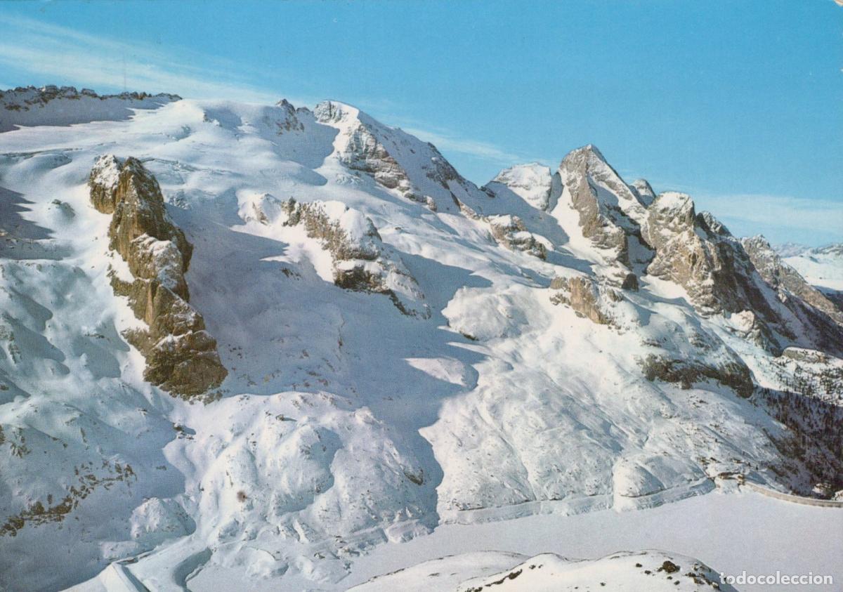 Postales: Italy Marmolada Snow Covered Peaks of in the Dolomites *YAM918