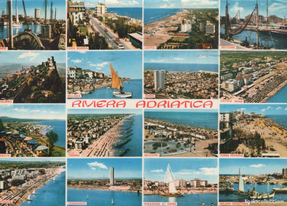 Postales: Italy Rimini Adriatic Riviera Multi View Riccione Cesenatico *YAM929