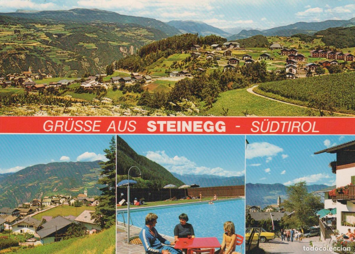 Postales: Italy Steinegg South Tyrol Panoramic View Swimming Pool Mountain Village *YAM959