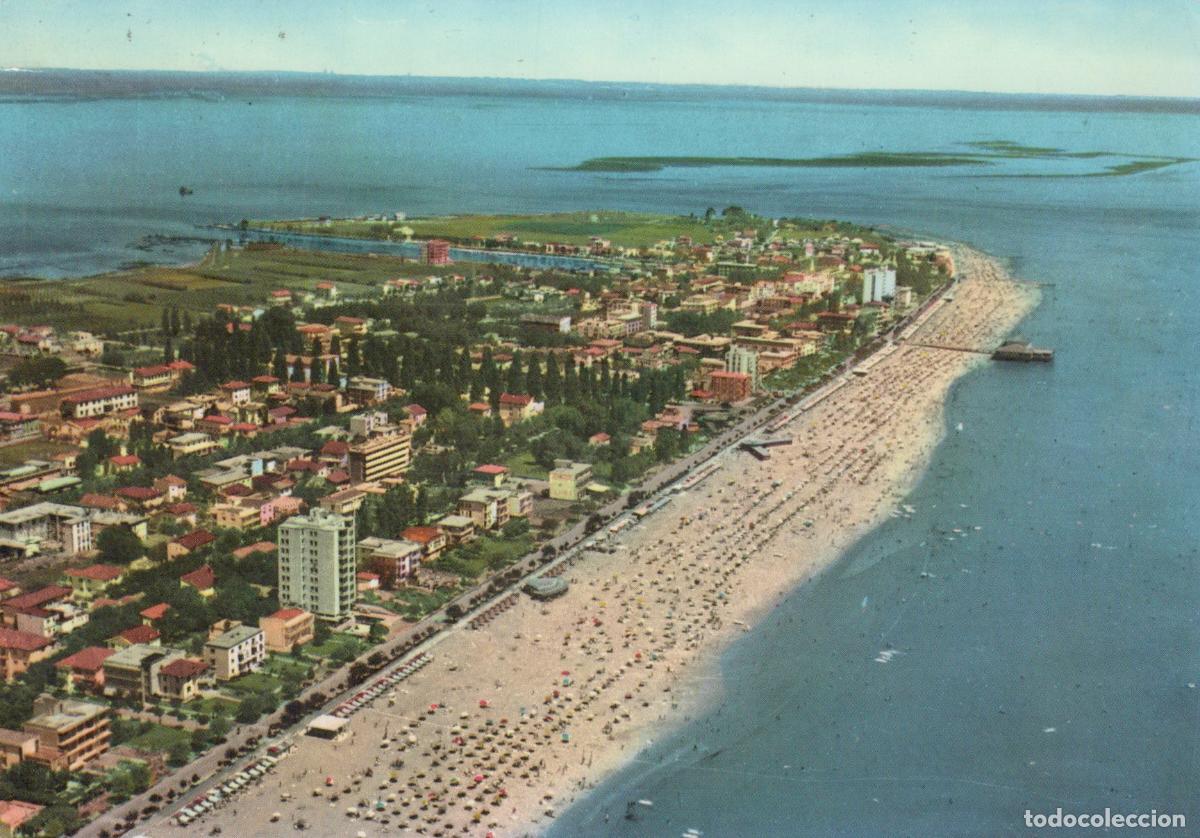Postales: Italy Lignano Sabbiadoro Aerial View of Beach and Resort Town *YAM964