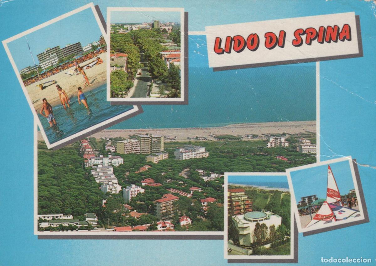 Postcards: Italy Lido DI Spina Beach Resort Aerial View Collage *YAN019