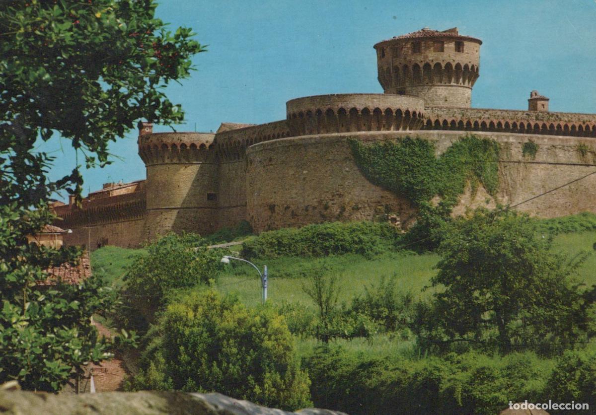 Postcards: Italy Volterra Medici Fortress 15th Century Castle Walls Tower Tuscany *YAN034