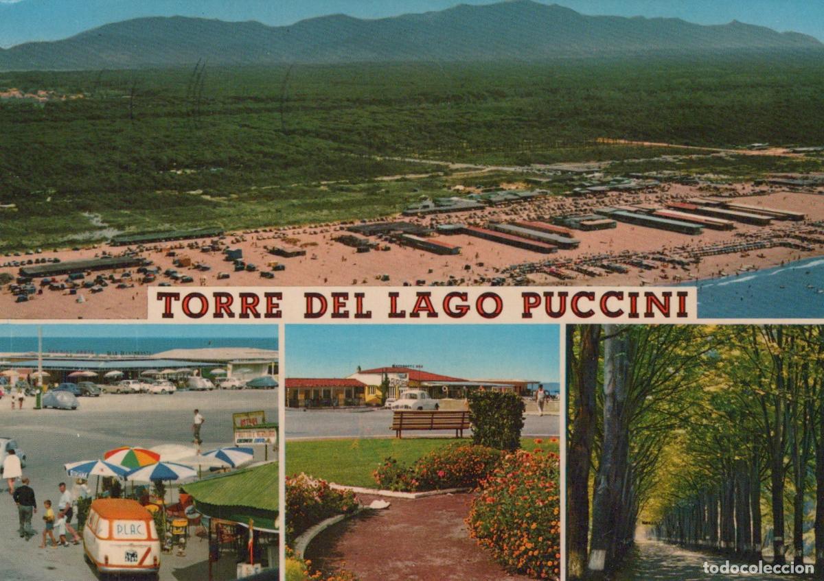 Postcards: Italy Torre del Lago Puccini Beach Park and Street Scenes *YAN049