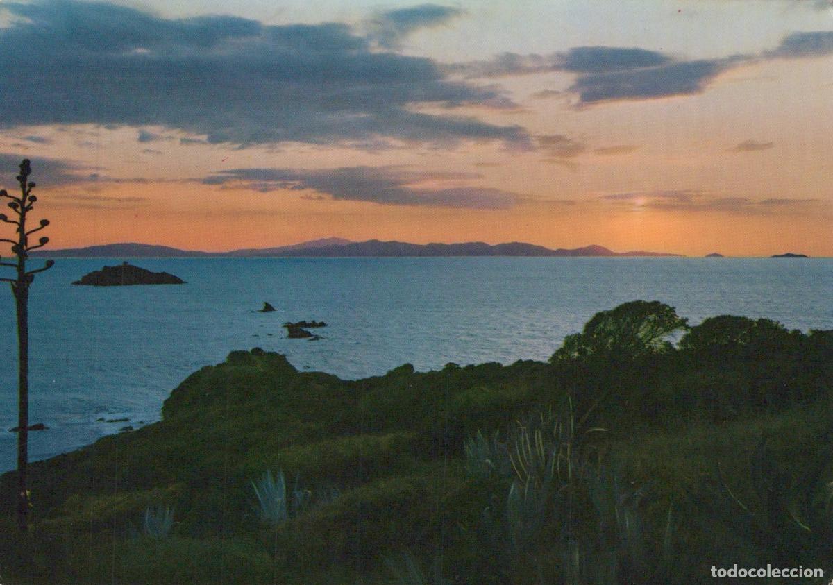 Postcards: Italy Punta Ala Sunset Over the Tuscan Archipelago Coastal Landscape *YAN054