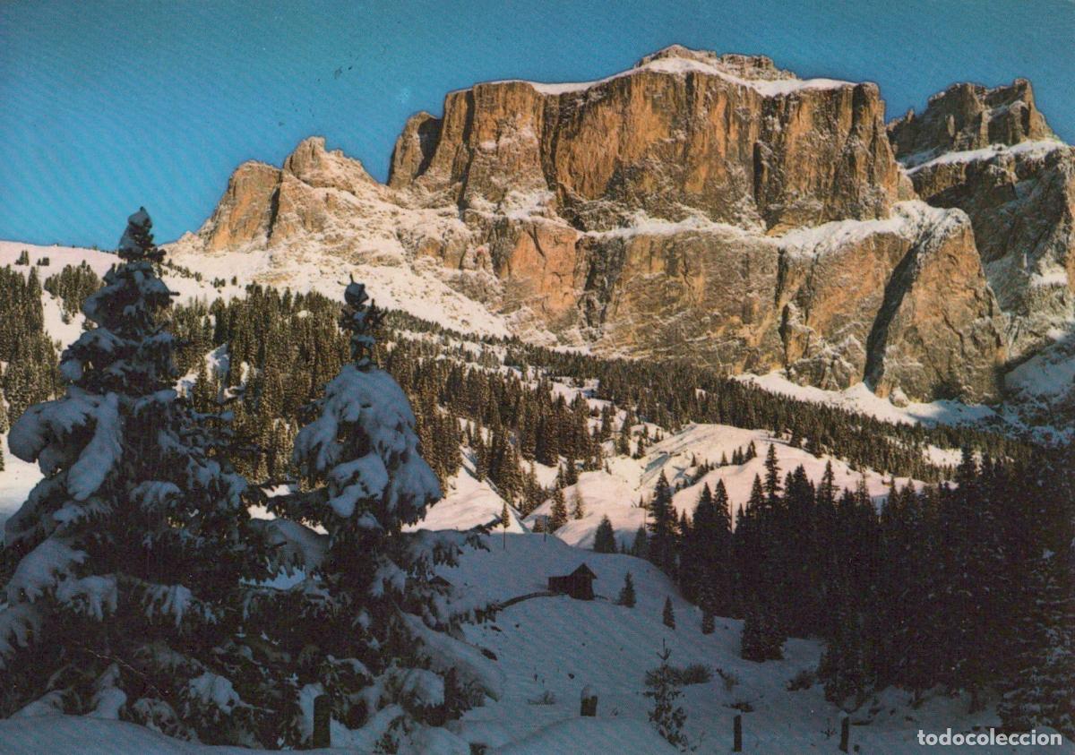 Postcards: Italy Cortina D Ampezzo Dolomites Sella Group Winter Landscape Snow *YAN047