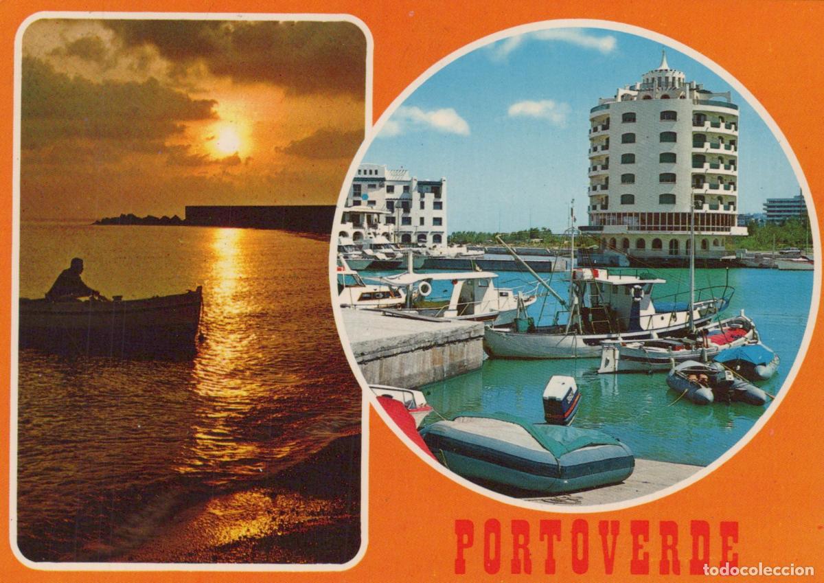 Postcards: Italy Misano Adriatico Portoverde Marina With Boats and Sunset *YAN052
