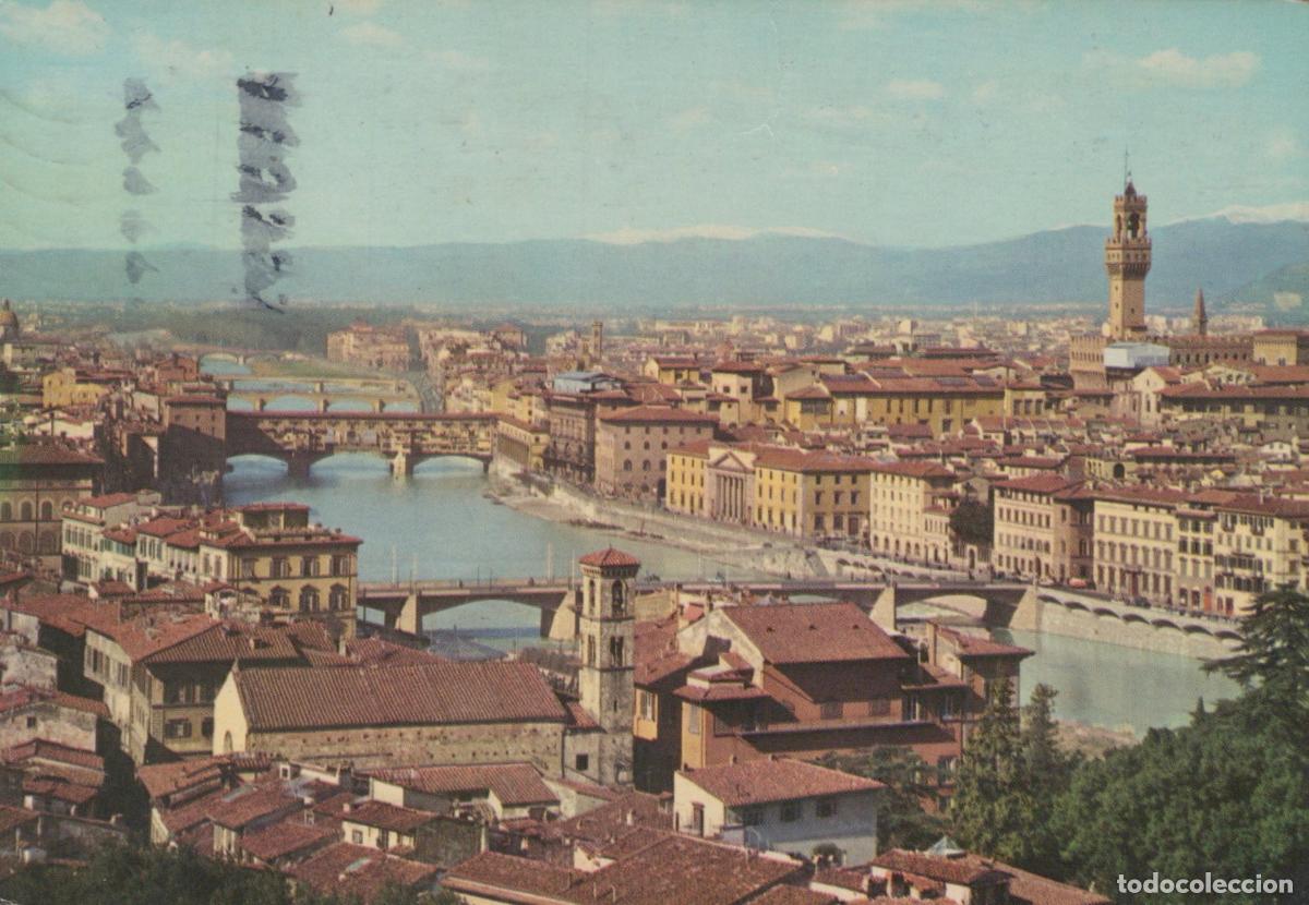 Cartoline: Italy Florence From Piazzale Michelangelo Arno River Bridges *YAN056