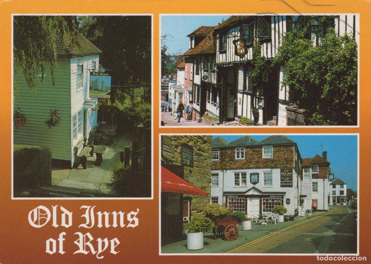 Cartes Postales: United Kingdom Rye Old Inns of Featuring the Mermaid Inn and the Olde *YAN060