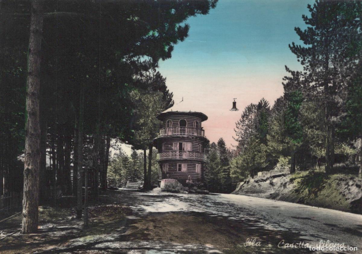 Cartes Postales: Italy Sila Casetta Silana Wooden Tower in Forest Road Real Photo *YAN077