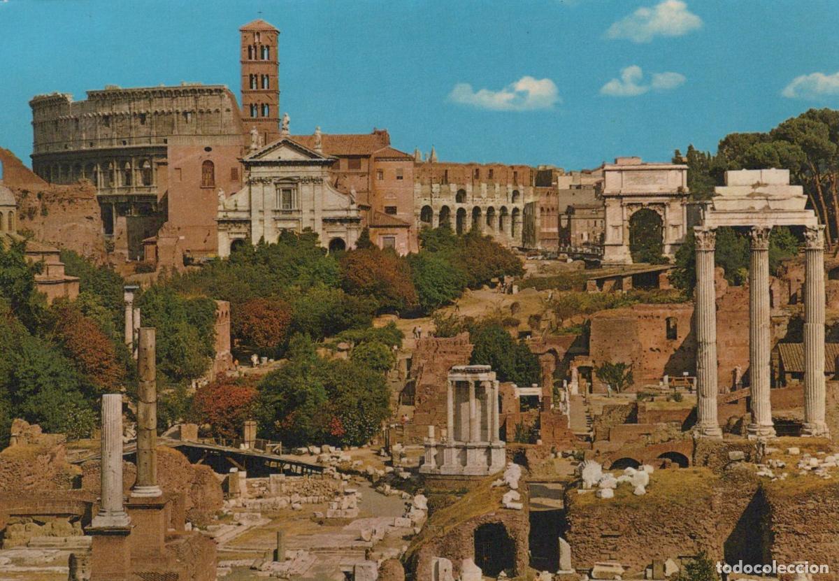 Cartes Postales: Italy Rome Roman Forum Ancient Ruins Colosseum Arch of Titus Unposted *YAN109