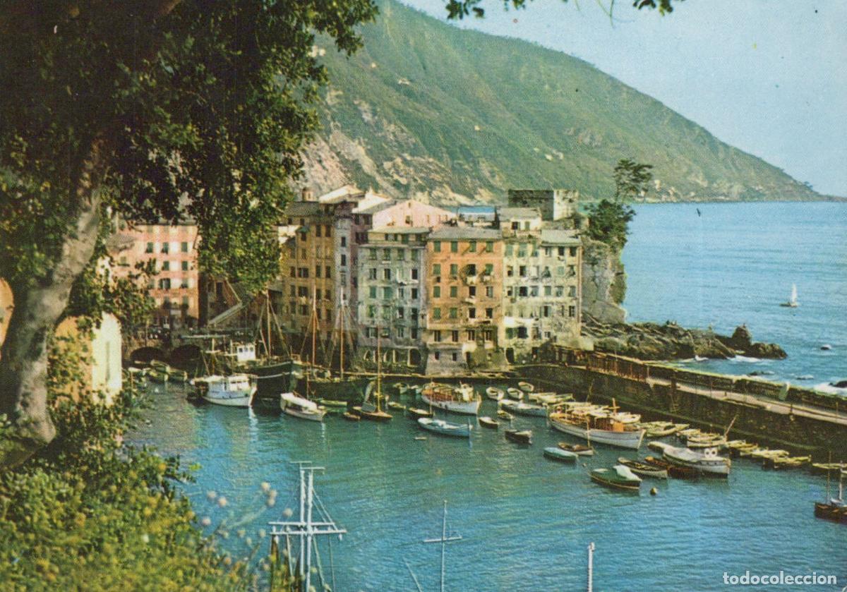 Postales: Italy Camogli Picturesque Harbor With Fishing Boats and Unposted *YAN113
