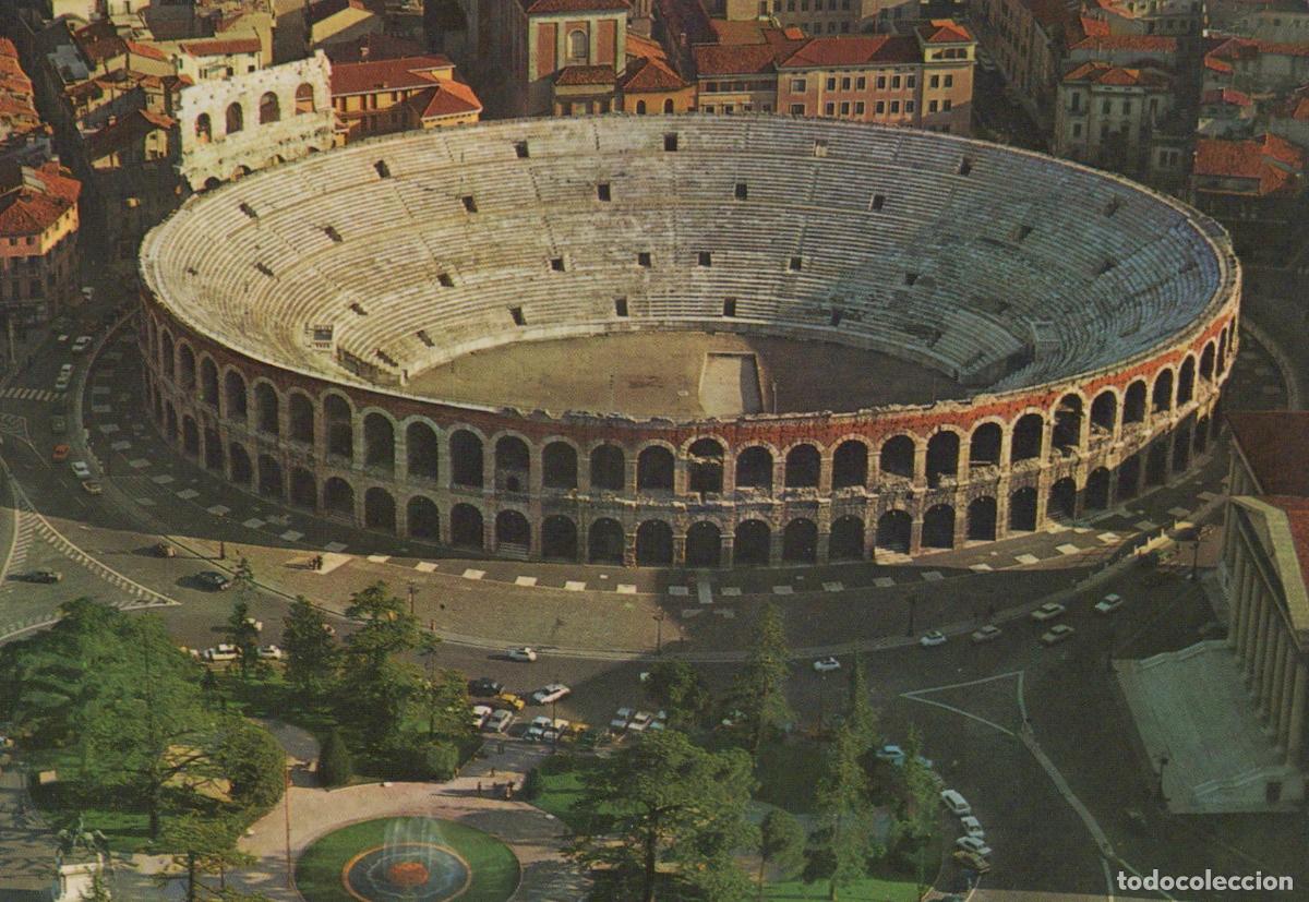 Postkarten: Italy Verona Arena Aerial View Ancient Roman Amphitheater Unposted *YAN122