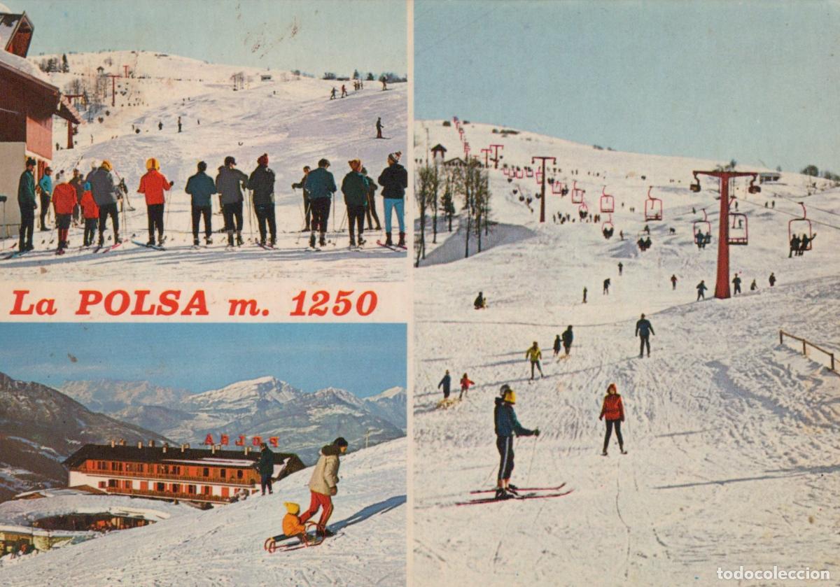 Postkarten: Italy Brentonico La Polsa M 1250 Ski Resort Winter Sports *YAN106