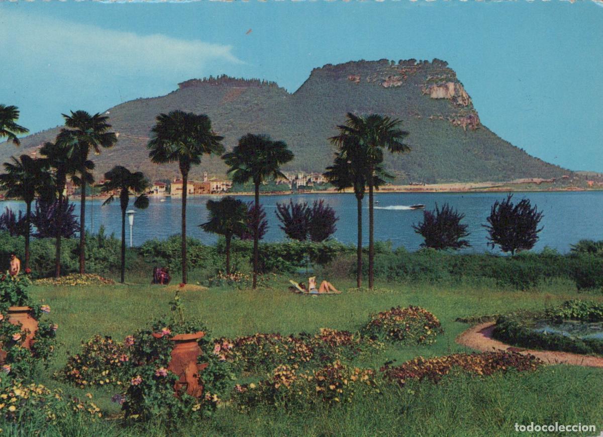 Postais: Italy Garda Lake la Rocca and Gardens With Palm Trees and Real Photo *YAN126
