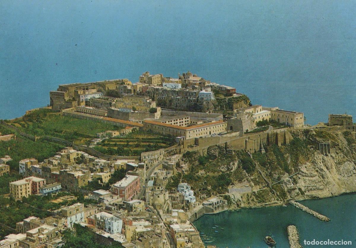 Postais: Italy Procida Aerial View of Saint Michael S Citadel Harbor Unposted *YAN157