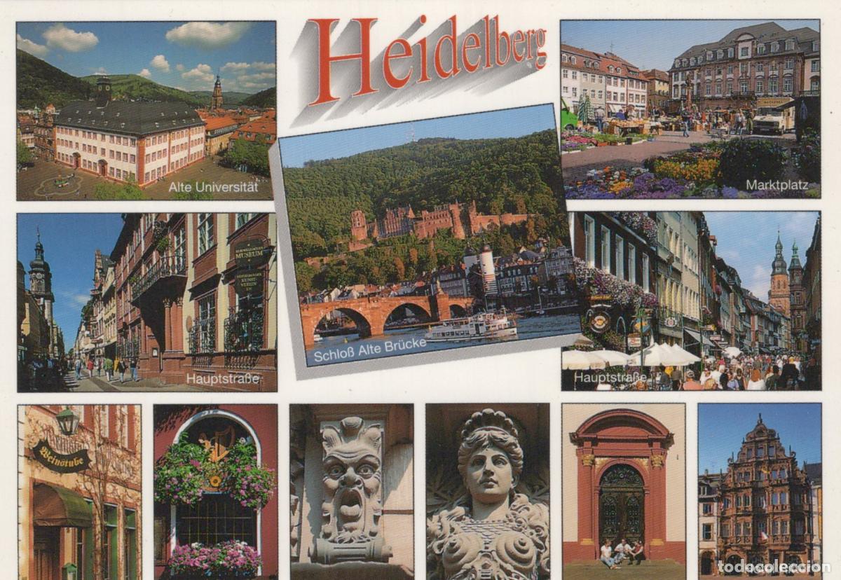 Postais: Germany Heidelberg Multi View Alte Universit&auml;t Marktplatz Unposted *YAN179