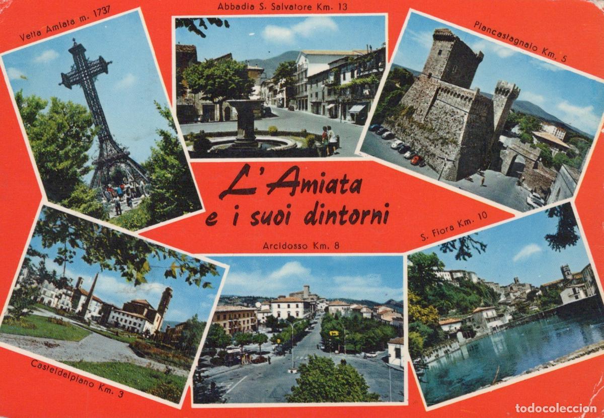 Postais: Italy Monte Amiata And Surroundings Multiple Views Cross Castle Town *YAN136