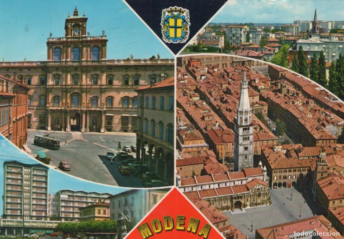 Postcards: Italy Modena Palazzo Ducale and Cathedral Aerial View Vintage *YAN204