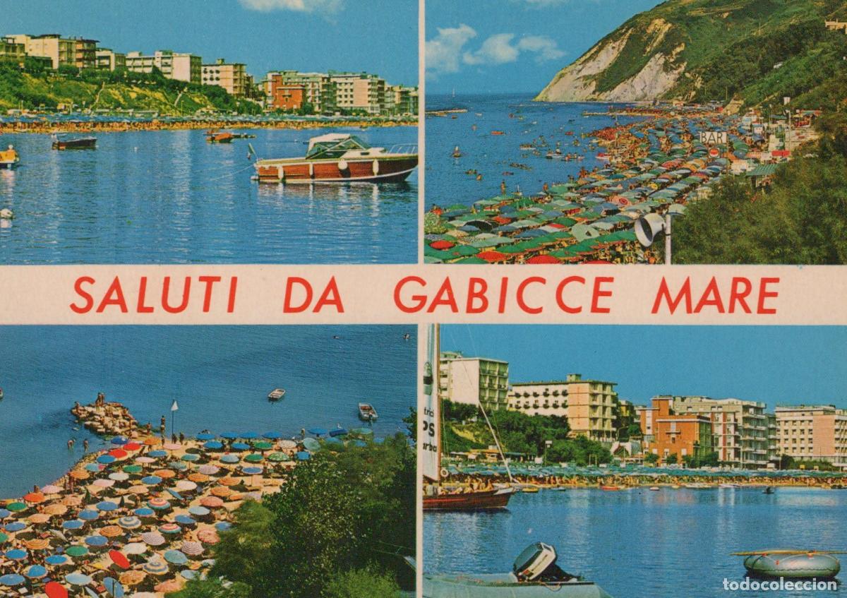 Postales: Italy Gabicce Mare Beach and Coastline Views Photomontage *YAN203