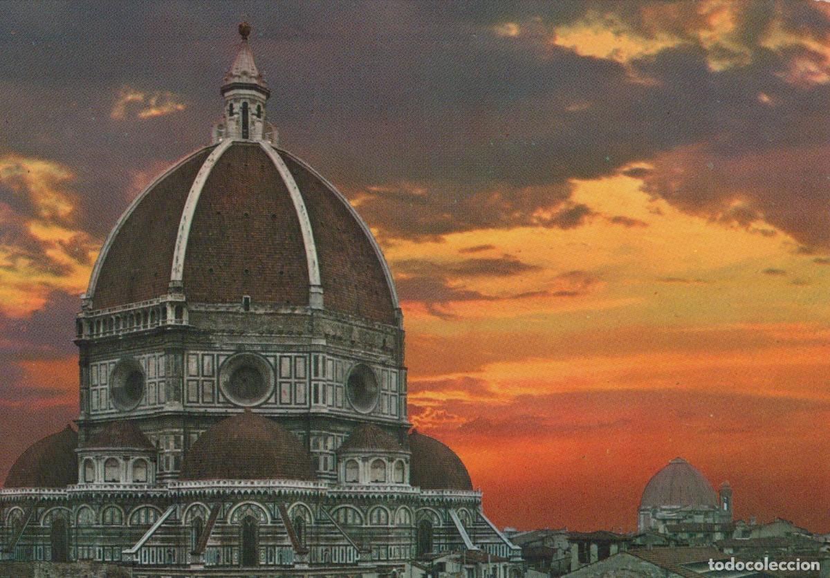 Postales: Italy Florence Brunelleschi S Dome Duomo Cathedral Sunset Architecture *YAN214
