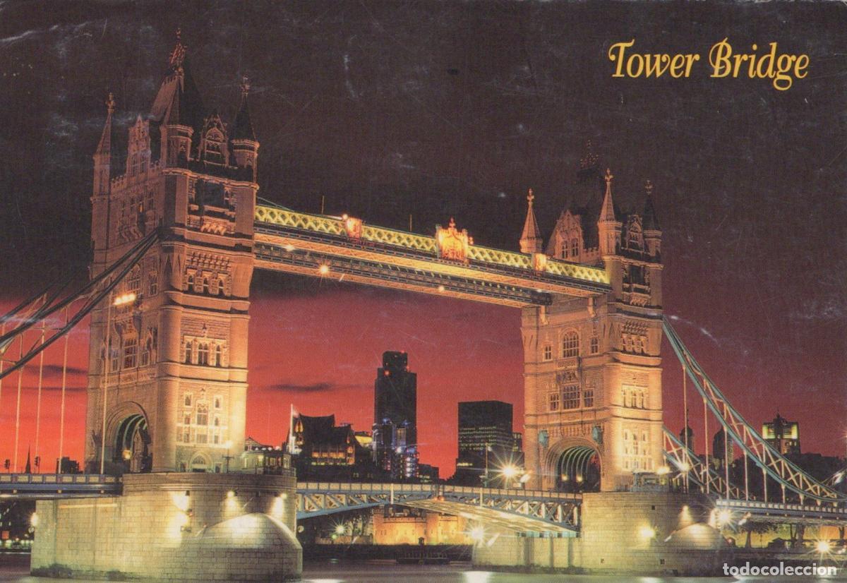 Postales: United Kingdom London Tower Bridge At Night Illuminated Architecture *YAN161