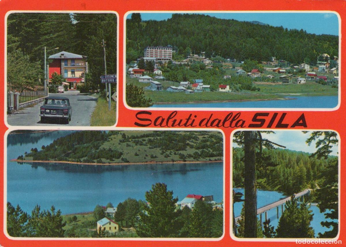 Postales: Italy Sila Mountains Lake Arvo Panoramic Views Road Sign Cosenza Buturo *YAN207