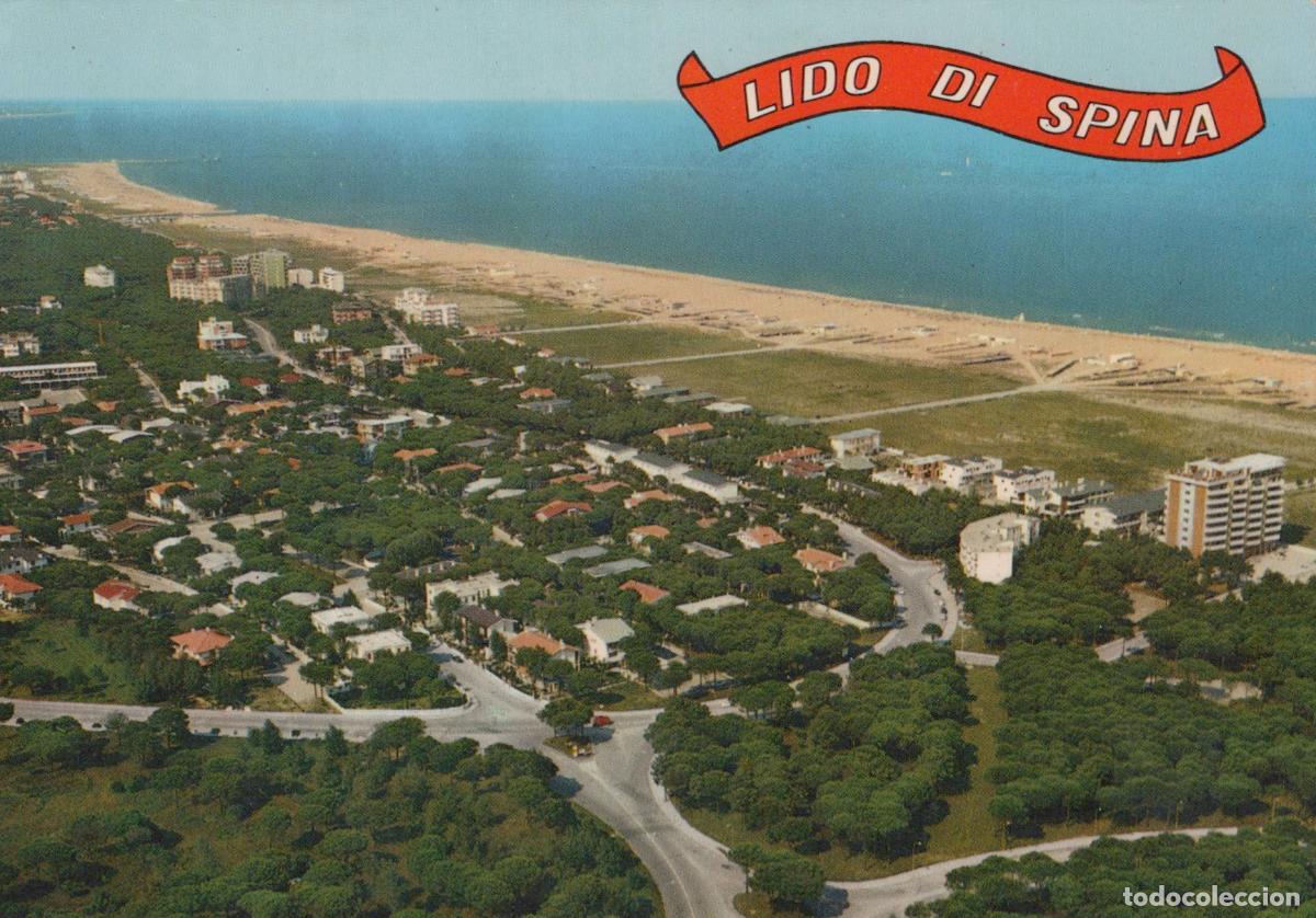 Postcards: Italy Lido DI Spina Aerial View of Beach Town and Pine Forest Unposted *YAN176