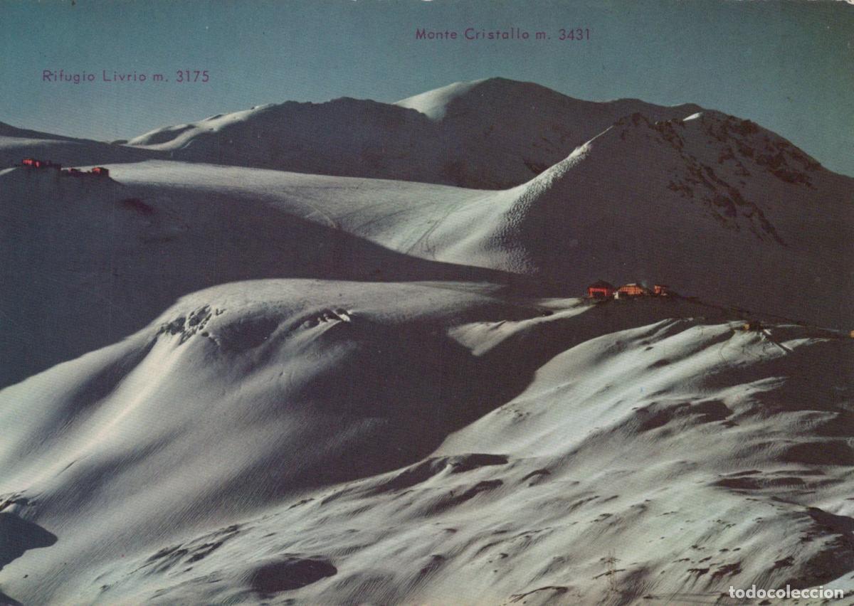 Postcards: Italy Stelvio Monte Cristallo Rifugio Livrio Snow Mountains Landscape *YAN237