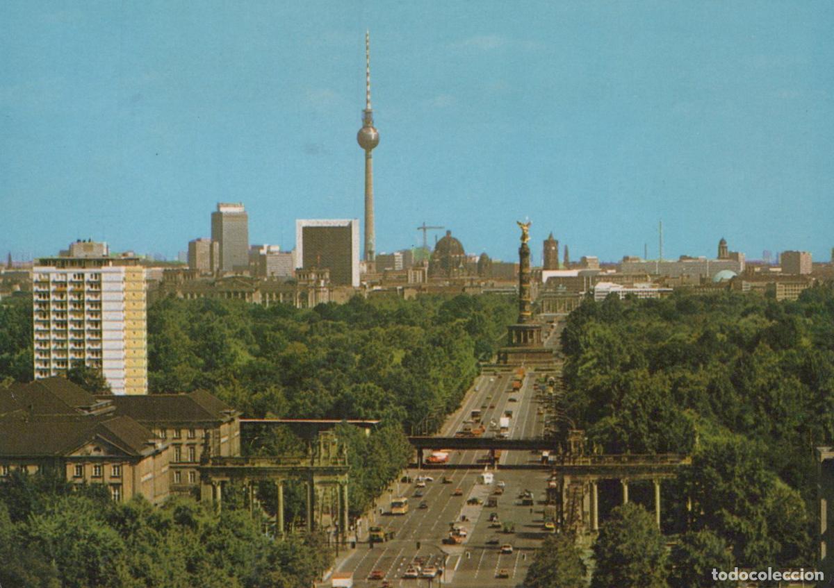 Postais: Germany Berlin Panoramic View of Cityscape With TV Tower and Victory *YAN243